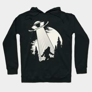 Bigfoot Ufo Abduction Hoodie